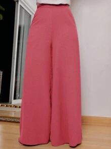 Women Pants - Coral Pink - View 1
