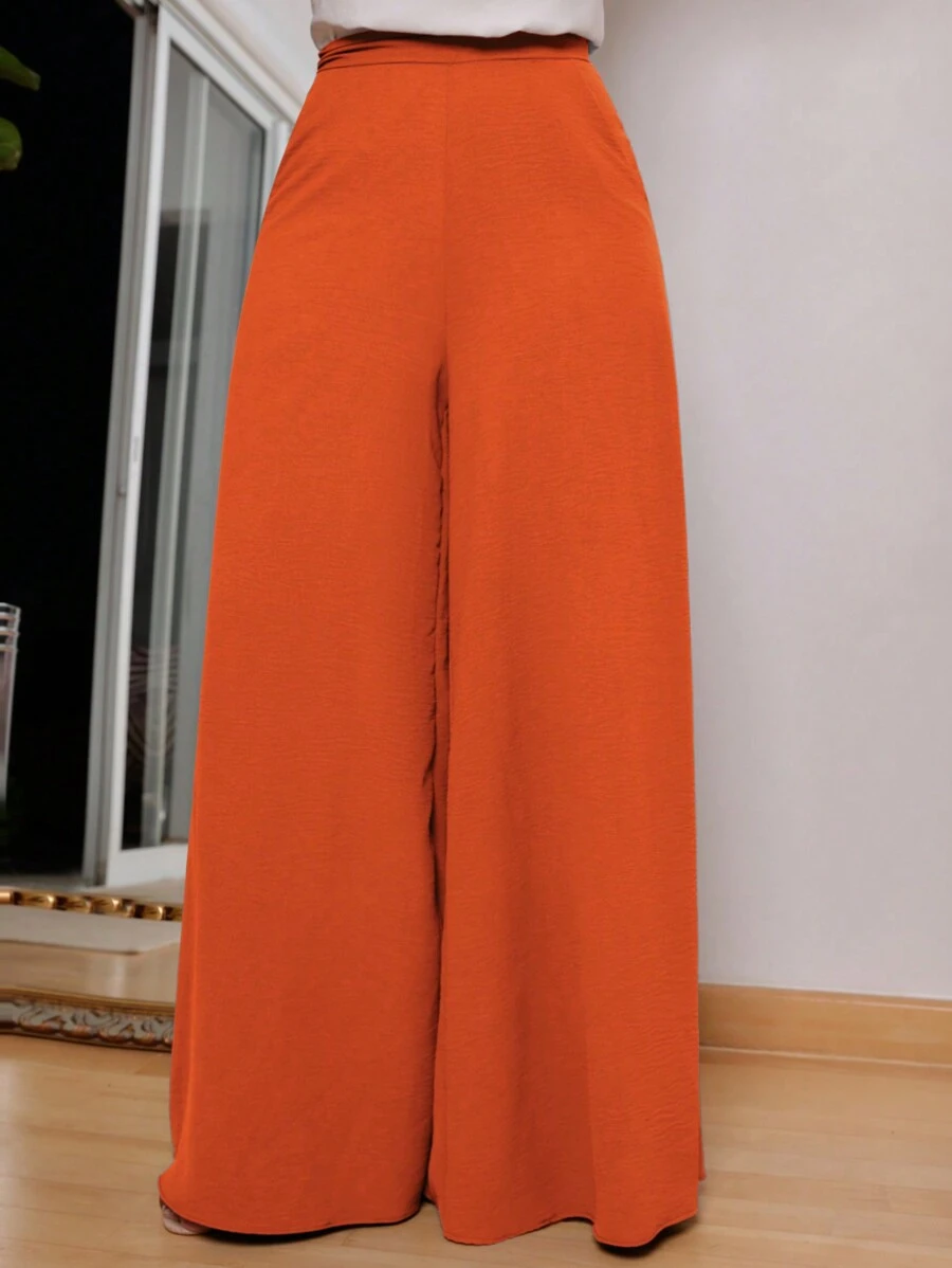 Women Pants - Orange - View 1