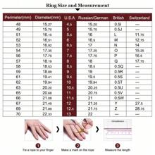 Gothic Jewelry Black Skull Rings Biker Rings Vampire Accessories Engagement Rings For Women Gifts - Red - View 4