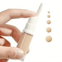 1 Stück 5/10ml Leere Nachfüllbare Airless Vakuumpumpe Flasche Für Flüssige Kosmetik, Hautpflegeprodukte Und Reisegebrauch - Weiss - Übersicht 1