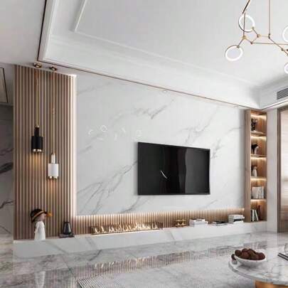 ورق حائط لاصق بتأثير الرخام بسمك Pvc سميك ، مقاوم للماء والبقع ، سهل الاستخدام ، مناسب لتجديد المكتبات ، والبارات ، إلخ.