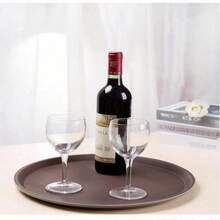 Tempered Glass Storage Tray - Practical Anti-Slip Plate For Hotel, Restaurant, Home, Kitchen, Business - Tempered Disc - View 1