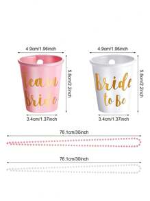 12 Packs Bridal Shot Glasses For Bachelore Party Bridal Party Wedding And Bridal Trunk Cups Shower Cups White For Engagement Party Bridal Shower Stag Party Henna Party Cups, Christmas