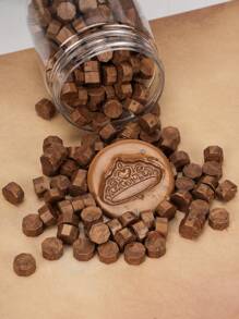 200 件古铜色复古火漆金色流金蜡粒火漆蜡粒印章腊肠犬垫板复古火漆蜡回到学校，回到学校，学校用品 - 銅色 - 查看 7