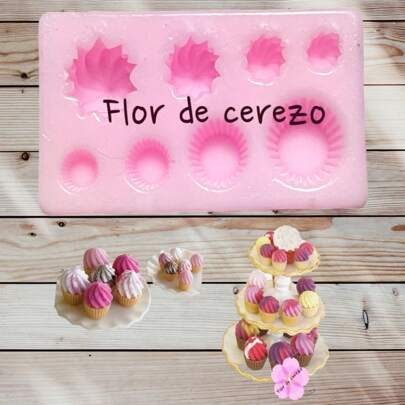 Molde de silicona para mini tazas