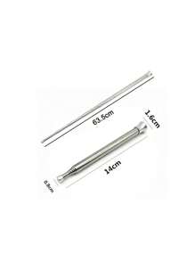 Bite FIoat 1 件装吹火管伸缩野营吹火管鼓风机不锈钢管篝火工具适用于户外野餐烧烤壁炉