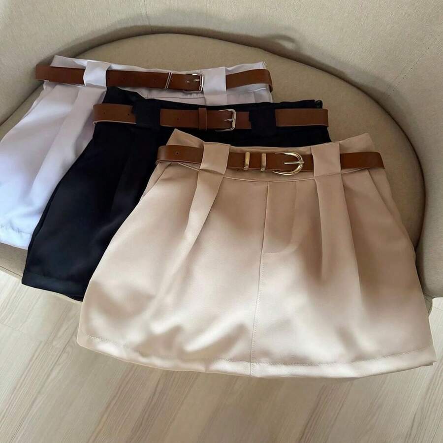 Women Shorts - Màu be - Xem 1
