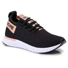 Women Wedge Sneakers - 黑色 - 查看 2