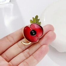 1 Máy Tính Anh Túc Lapel Pin Ngày Tưởng Niệm Vương Quốc Anh Kỷ Niệm Pin Huy Hiệu Kẻo CHÚNG TA QUÊN Quà Tặng Chất Lượng Cao Hoa Anh Túc Đỏ vòng Hoa Thổ Cẩm - trâm cài áo lưu niệm - Xem 6