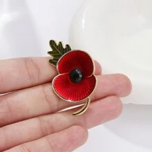 1 Máy Tính Anh Túc Lapel Pin Ngày Tưởng Niệm Vương Quốc Anh Kỷ Niệm Pin Huy Hiệu Kẻo CHÚNG TA QUÊN Quà Tặng Chất Lượng Cao Hoa Anh Túc Đỏ vòng Hoa Thổ Cẩm - trâm cài áo lưu niệm - Xem 5