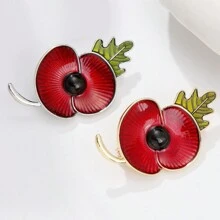 1 Máy Tính Anh Túc Lapel Pin Ngày Tưởng Niệm Vương Quốc Anh Kỷ Niệm Pin Huy Hiệu Kẻo CHÚNG TA QUÊN Quà Tặng Chất Lượng Cao Hoa Anh Túc Đỏ vòng Hoa Thổ Cẩm - trâm cài áo lưu niệm - Xem 7
