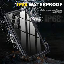 Unbeinst Tương thích với Samsung Galaxy S24 / S24 Plus / S24 Ultra Vỏ chống nước, ống kính tích hợp & bảo vệ màn hình Toàn thân bảo vệ chắc chắn, chống sốc, chống nước IP68 Vỏ chống nước tương thích với Galaxy S24 / S24 Plus / S24 Ultra 5G - S24 Plus - Xem 4