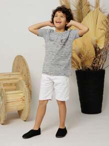 Young Boys T-Shirts - 灰色 - 查看 2