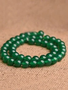 Fashionable Agate, Chalcedony, Jade & Crystal Beads In 6/8/10/12mm Sizes - Perfect Basic Material For Diy Jewelry Making Bracelets And Necklaces - Green - View 6