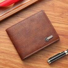 1pc Solid Color Sleek Fashionable Classic Wallet For Men, Suitable For Daily Use Or As A Gift For Boyfriend - Multicolor - View 5