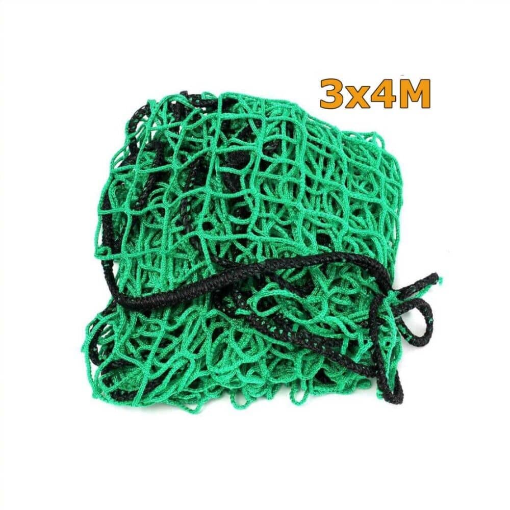 3M*4M Heavy Duty Cargo Net Strong Netting Truck Skip Climbing Trailer Net - Green - View 1