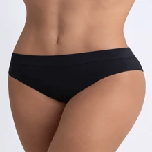 Plus Size Panties - 黑色 - 查看 1