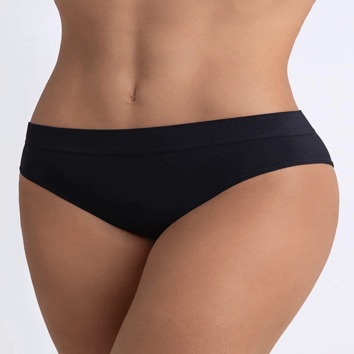 Plus Size Panties - 黑色 - 查看 1