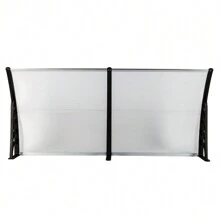 HT-200 X 100 Household Application Door & Window Rain Cover Eaves Black Holder - Black - View 6