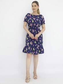 Women Dresses - 寶藍色 - 查看 2