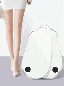 2入組緩解腳跟疼痛膠墊,pu膠腳跟杯防止跟骨刺和,適用於運動鞋 - 熊貓色 - 查看 5