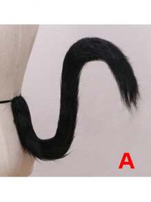 1Pc  Cat's Tail For Animal Cosplay Halloween Party Costume Accessory - Multicolor - View 2