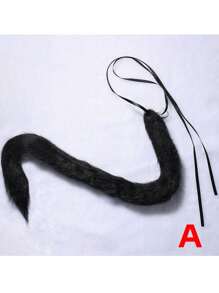 1Pc  Cat's Tail For Animal Cosplay Halloween Party Costume Accessory - Multicolor - View 3