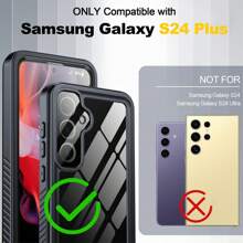 Unbeinst Tương thích với Samsung Galaxy S24 / S24 Plus / S24 Ultra Vỏ chống nước, ống kính tích hợp & bảo vệ màn hình Toàn thân bảo vệ chắc chắn, chống sốc, chống nước IP68 Vỏ chống nước tương thích với Galaxy S24 / S24 Plus / S24 Ultra 5G - S24 Plus - Xem 2