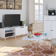Furchen Tavolino Salotto, Effetto Marmo, Tavolino Soggiorno, Tavolino da Salotto Ovale, Tavolino da Salotto Moderno, con Gambe in Metallo, Grande, 120x60x41cm - Dorato - Visualizzare 7
