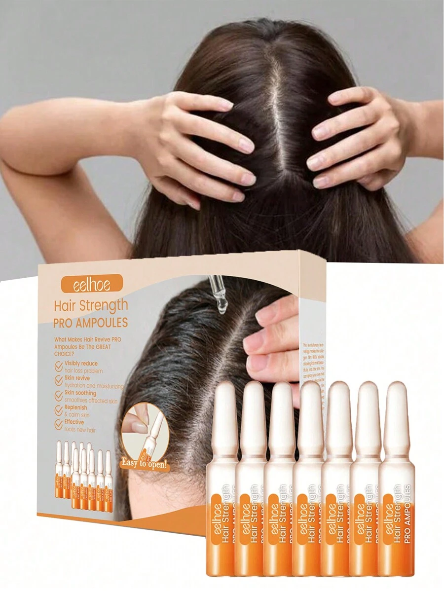 Hair Regrowth Ampoules, 7pcs 2ml Ampullen für das Haarwachstum, Hair