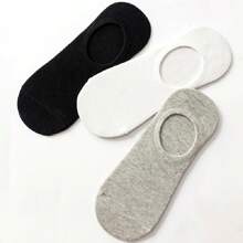 6 Paar/Set Herren bootssocken, Geeignet für Alltag Gebrauch, In Schwarz, Weiß Und Grau