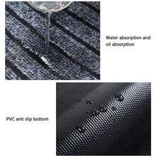 Non Slip Rubber Door Mat Heavy Duty Washable Rug Indoor Outdoor Welcome Door Mat - Black - View 5