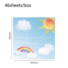 46sheets/Box Retro Style Boxed Stickers Scrapbook Diary Collage Creative DIY Decorative Stickers Photo Album Decorative Stickers - Yellow - View 2