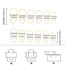 24 Piezas De Uñas Postizas Con Diseños Sexys Y Lindos En Estilo Francés Medium Long - Camel - Ver 5