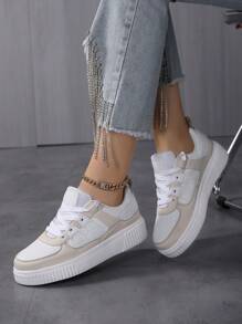 Women's Casual Sports Shoes For Autumn And Winter Flat Bottom Students Sneakers