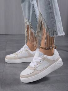 Women's Casual Sports Shoes For Autumn And Winter Flat Bottom Students Sneakers