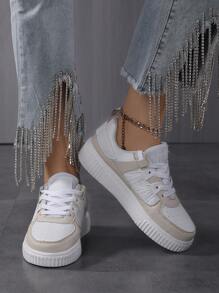 Women's Casual Sports Shoes For Autumn And Winter Flat Bottom Students Sneakers