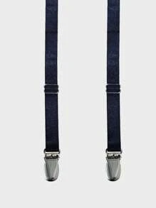 1 件黑色简约性感吊袜带，女式大腿高筒袜可调节弹性腰带，带金属夹，4/6 件金属夹弹性袜袜带，适合多种狂欢造型 - 黑色 - 查看 5