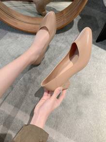 All-Seasons Soft Bottom High-Heeled Shoes, Fashionable And Non-Slip Jelly Shoes With Thick Heels For Women, Suitable For Work Or Casual Wear