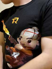 Camiseta  Pa las babys y belikeada - Negro - Ver 2