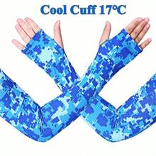 Seturi de 2 eșarfe magice pentru ciclism, mâneci de protecție solară din mătase glacială pentru sporturi în aer liber, echipament de alpinism de vară pentru bărbați și femei, huse pentru brațe pentru pescuit și condus, set combinat de eșarfe pentru cap, set de mâneci pentru brațe pentru eșarfă rezistente la UV