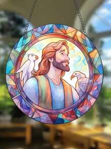 1個復活節窗戶裝飾,復活節主題派對園藝室內和戶外裝飾,復活節派對裝飾 - 彩色 - 查看 2