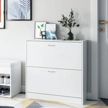 Shoe Cabinets - White - View 7