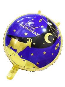 14 buah Balon Bertema, Balon Bulat dan Berbentuk Bintang Lima Berdiameter 18 Inci untuk Dekorasi Pesta - MultiWarna - View 3