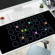 Devineresse Mouse Pad Computer Mousepad  Desk Mat Black Big Office Carpet Mause Pads PC Accessories Keyboard Pads Play Mats - Multicolor - View 3