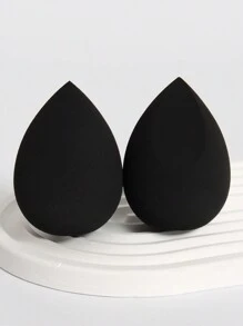 2pcs Cosmetic Egg In Bag Set, Foundation Blending Makeup Sponge For Liquid, Cream And Powder Flawless Finish, Multicolor Makeup Sponge, A Latex-Free Dry And Wet Dual Use Foundation Cream Suitable For All Skin Types.