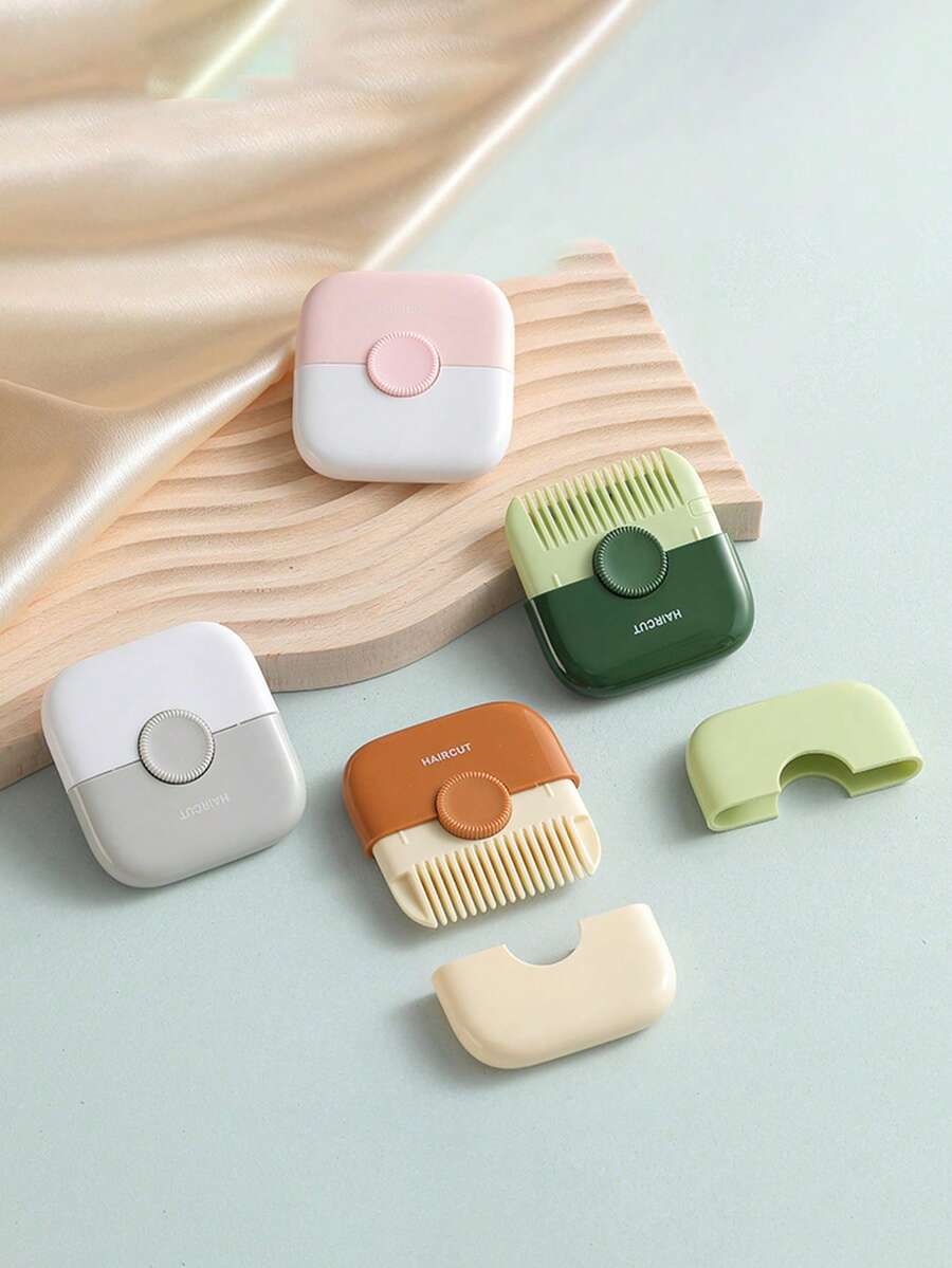 1pc Hair Trimming Comb, Multifunctional Two-In-One Hair Cutting Clipper With Split Ends Trimming Cutter For Women, Home Use