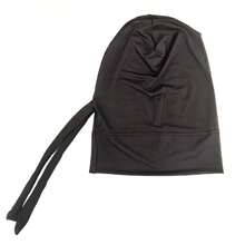 1 Piece Adjustable  Inner Under Hijab Cap With Ties Back Islamic Under Scarf Bonnet Caps Chemo Cap - Multicolor - View 5