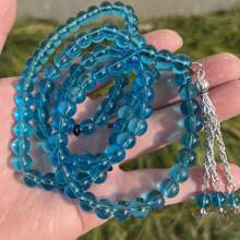 Classic Style Glass Crystal Beaded Multi-Layer Prayer Bracelet With 99pcs 8mm Beads - Royal Blue - View 6