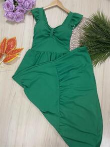 Women Dresses - 薄荷綠 - 查看 1